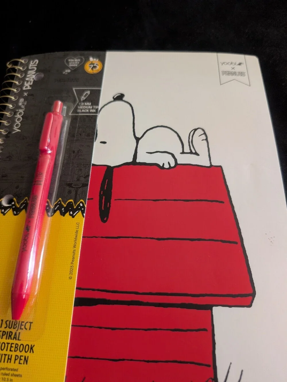 Yoobi X Peanuts Notebook And Pen Set. Bundle With My Other Peanuts Items!